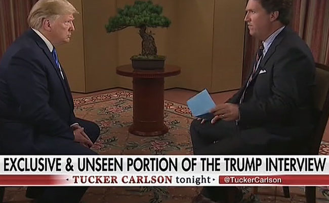 Donald Trump και Tucker Carlson